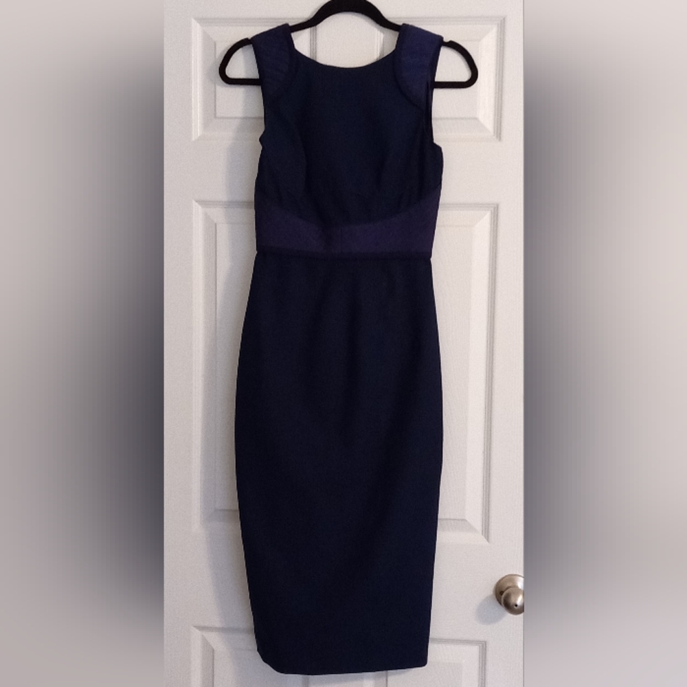 Reiss navy blue dress size UK 6/US 2